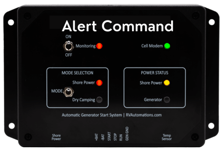 Alert Command automatic generator start controller