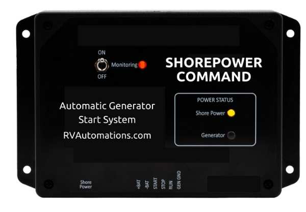 ShorePower Command automatic generator start controller